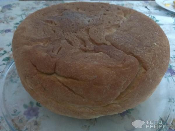 Пшеничный хлеб в мультиварке фото