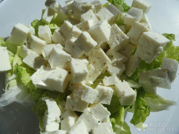 Салат с сельдереем и брынзой фото