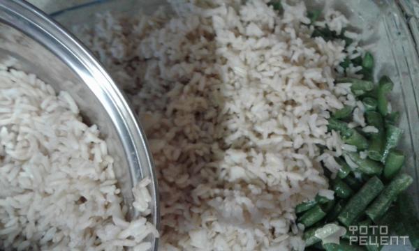 Остренький рис с фасолью фото