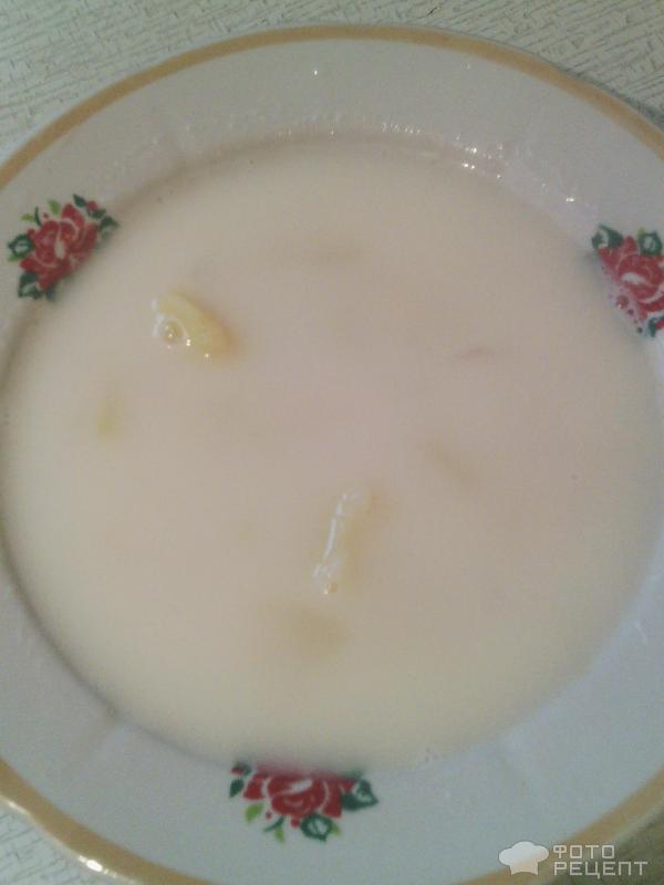 Сырный суп с копченой курицей фото
