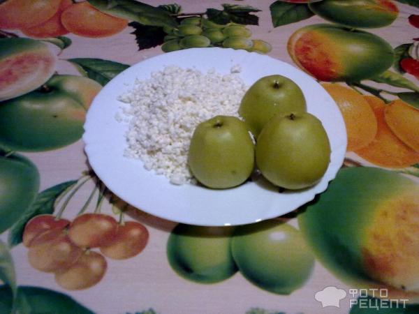 Пирожки из ржано-пшеничной муки жареные с яблоком фото