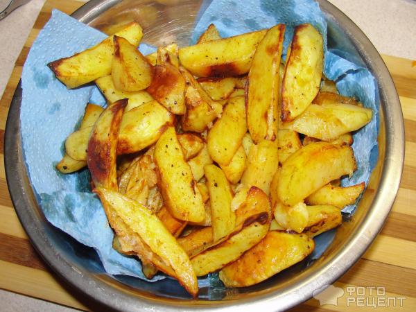 Картошка по-деревенски в духовке с кожурой – пошаговый рецепт