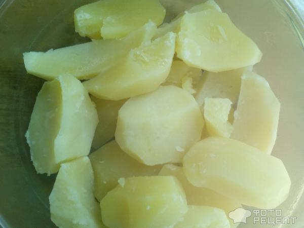 Горячее из колобков (мясных и картофельны) фото