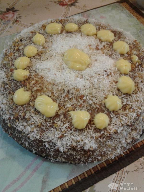 Торт Шоколадно-кокосовый фото