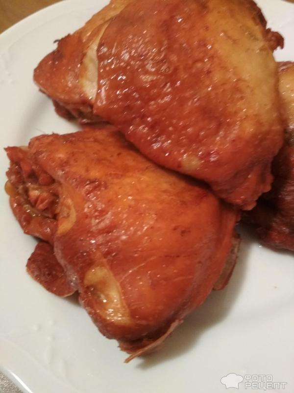 Рецепт: Курица вареная в луковой шелухе | 