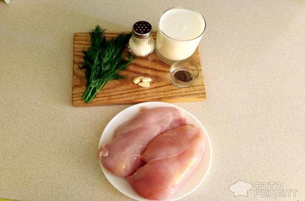 Курица тушеная в кефире на сковороде рецепт с фото