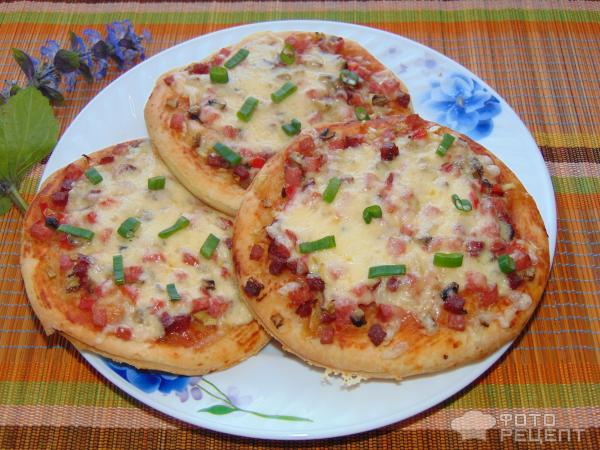 Мини-пицца по-домашнему фото