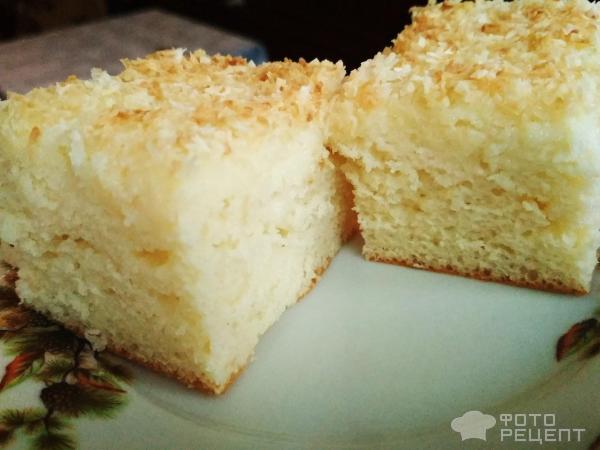 Пирог сливочно-кокосовый фото