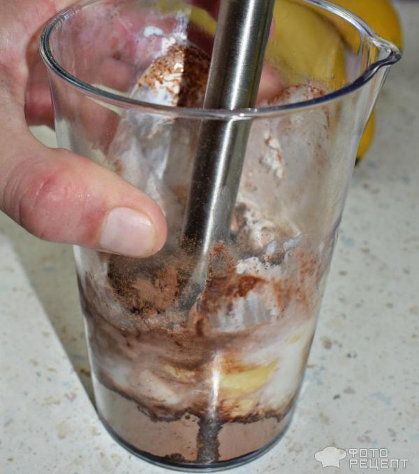 Молочный коктейль с какао фото