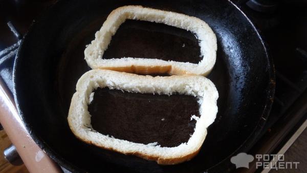 Сэндвич на сухой сковороде фото
