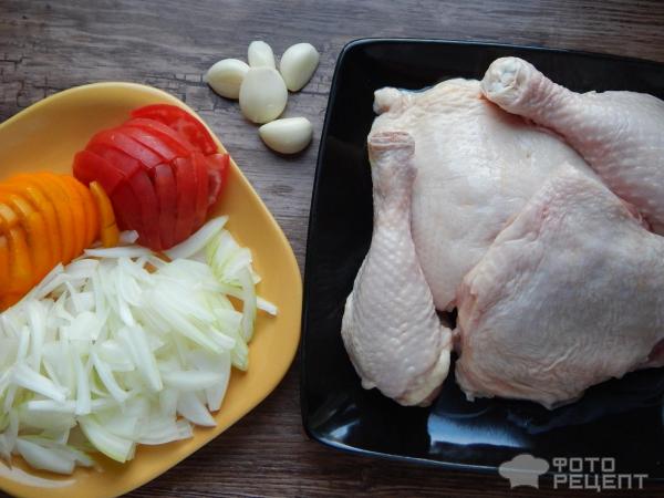 Курица летняя с овощами фото