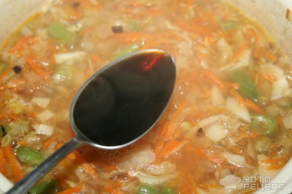 Суп с рисовой лапшой