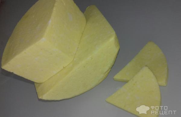 Домашний твердый сыр из творога и молока - рецепт с фото