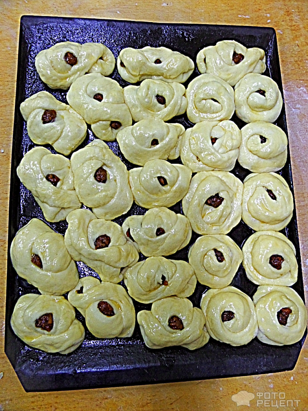 Пирожки с курагой фото