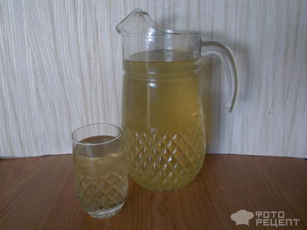 Зеленый чай с мятой и лимоном фото