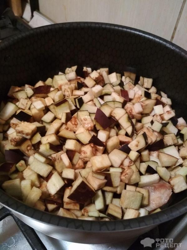 Овощное рагу с курицей фото