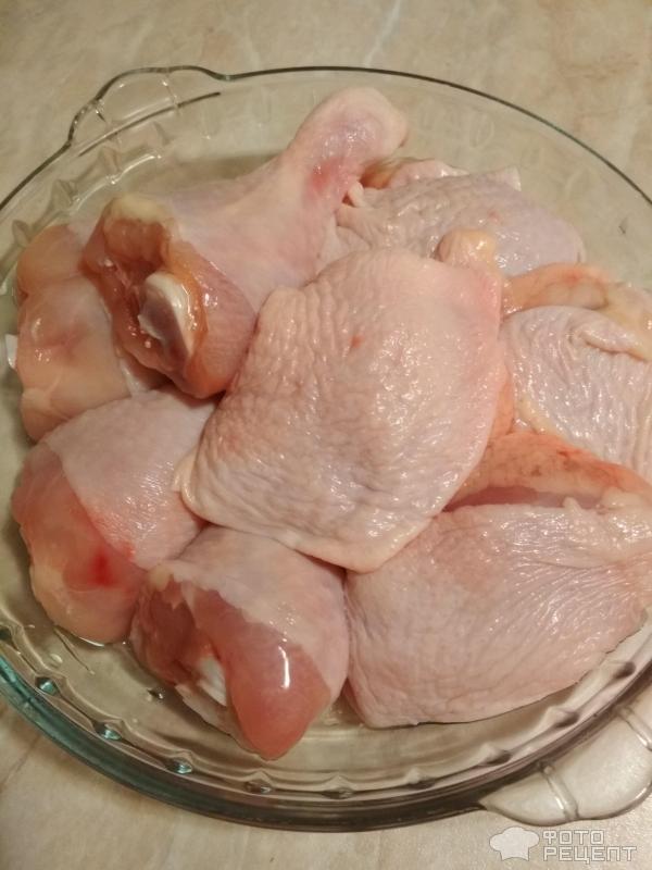 Овощное рагу с курицей фото