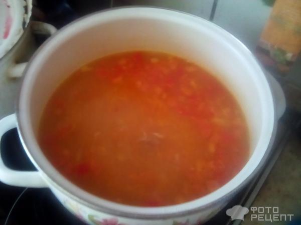 Куриный суп с кускусом фото