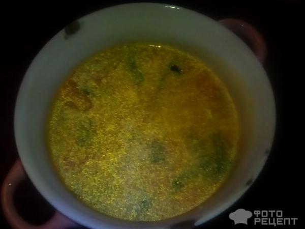 Куриный суп с кускусом фото