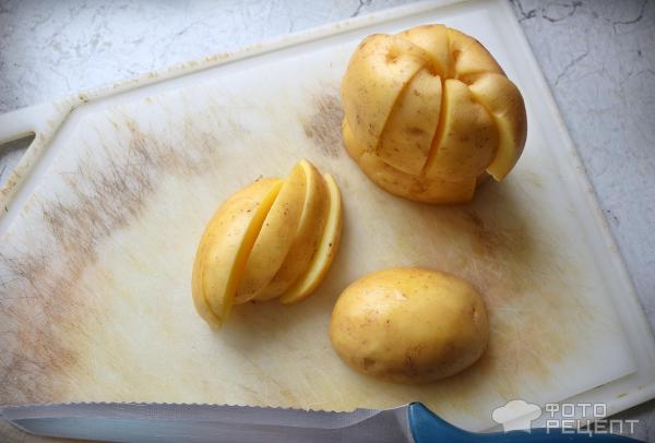 Сливочные тефтельки с картофелем фри фото