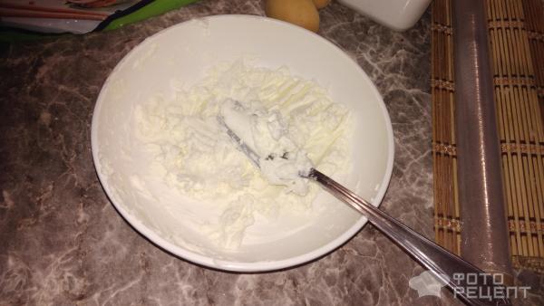 Сливочный сыр с сахарной пудрой