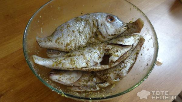 Рыба Пагр, запеченная в духовке фото