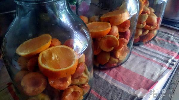Фанта домашняя с абрикосой и апельсином