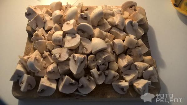 Фриттата с грибами и панировочными сухарями фото