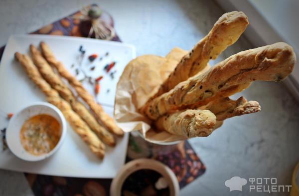 Итальянские хлебные палочки фото