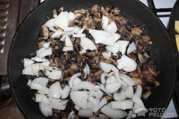 грибы с луком