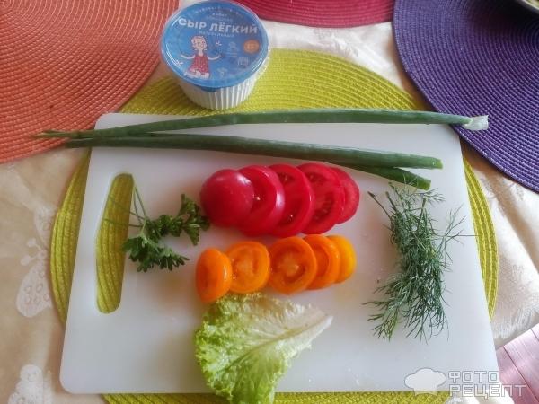 Закуска помидоры с сыром