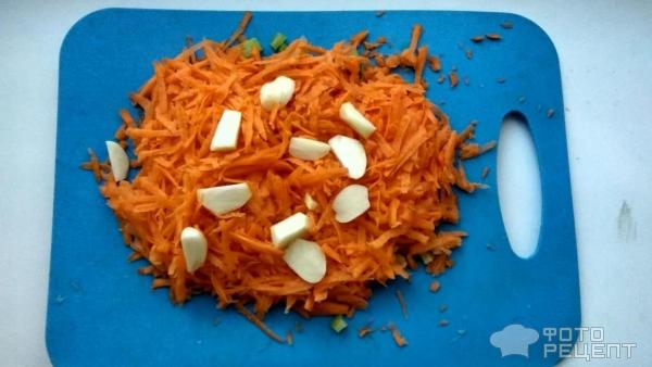 морковь чеснок плов с курицей