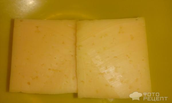 Блинчики с сыром и колбасой фото