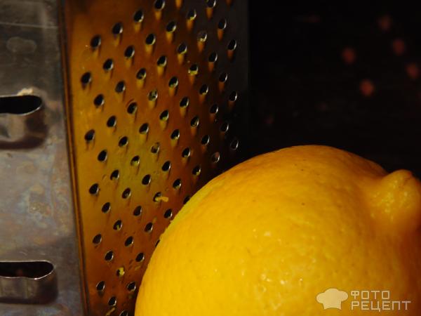 Лимонный кекс с кремом фото