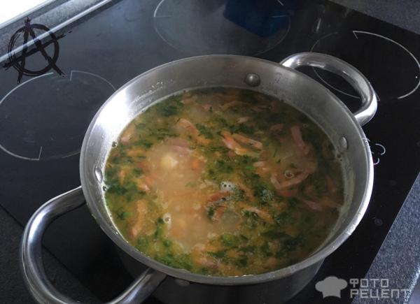 Гороховый суп с колбасонькой фото