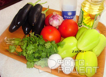 Теплый салат Мираж - ! Необычный вкус нежных баклажанов! фото
