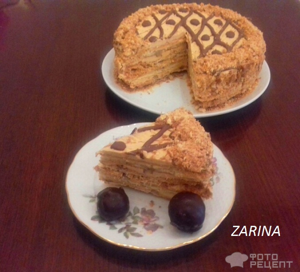 Необычно нежный торт Афганский наполеон ! фото
