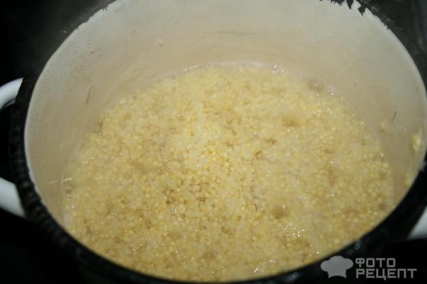 Пшенная каша с тыквой, курагой и медом