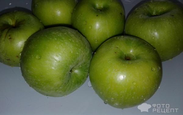 Печеные яблоки с творогом фото