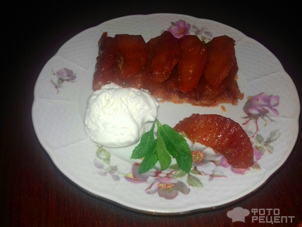 Яблочный тарт татен-вкуснейшая классика французской кухни фото