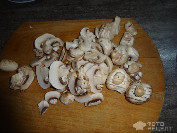 Овощное блюдо с грибами фото