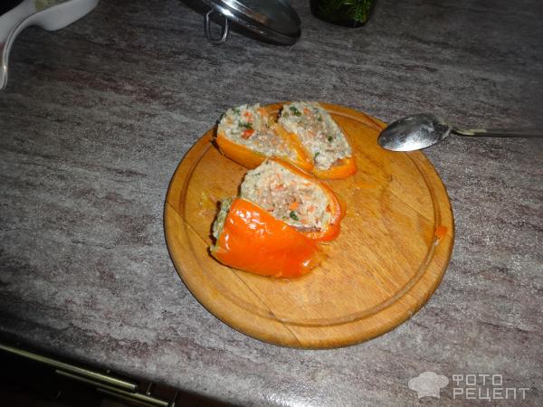 Сырный суп с фаршированным перцем фото