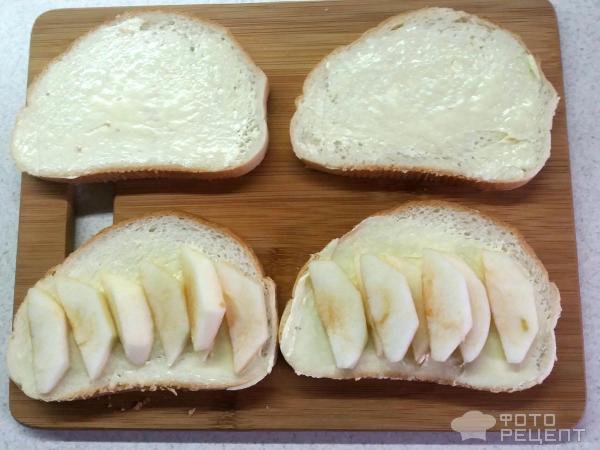 Сладкие горячие бутерброды фото