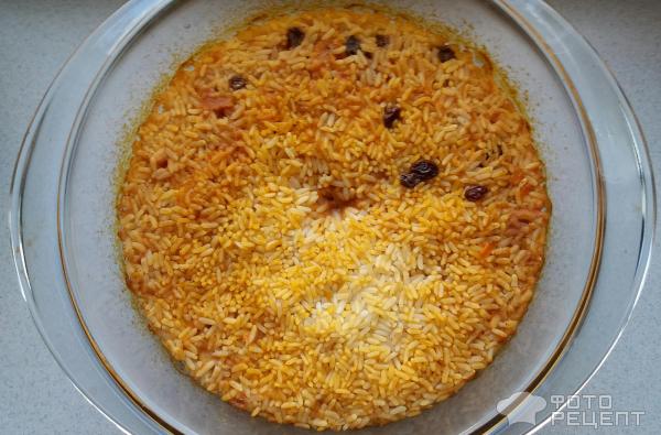 Плов с курицей и изюмом фото