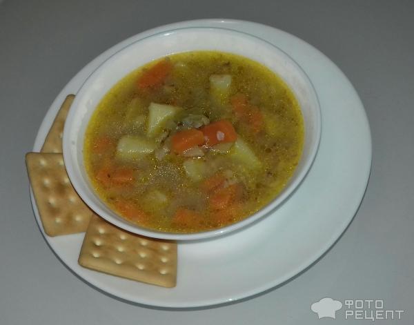 Постный суп с гречкой и болгарским перцем фото