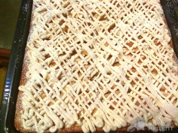 пирог на противне в духовке с яблоками рецепт | Дзен