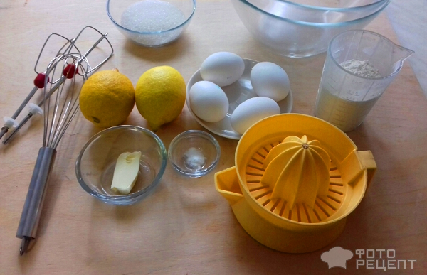 Торт Нежность с лимонный фото