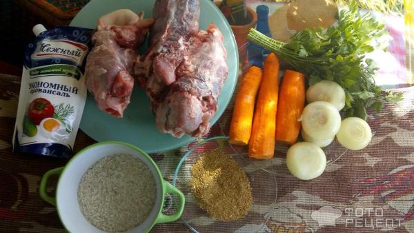 Рецепт: Свиные калтыки с морковью - По домашнему
