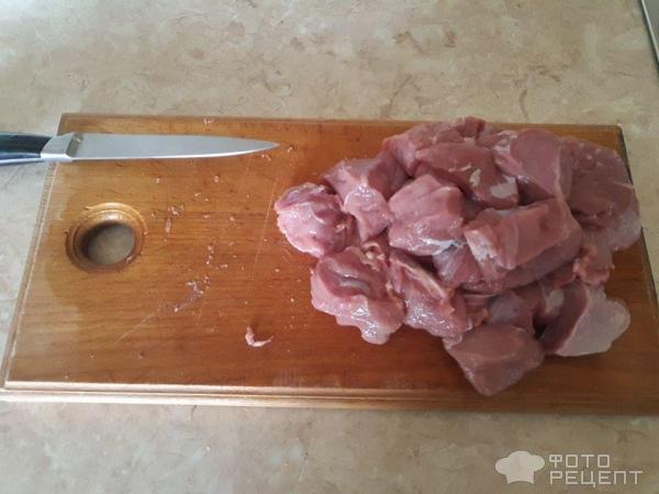 нарезаем мясо