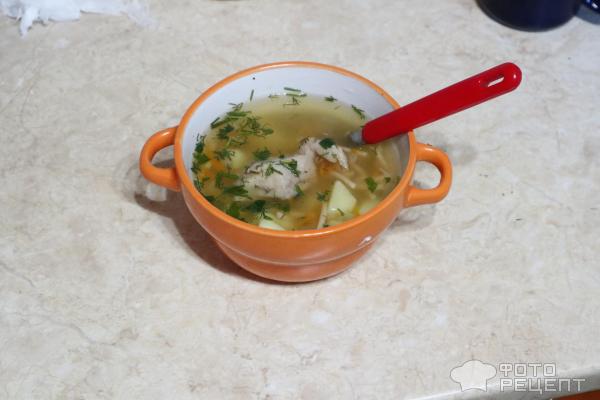 Суп на бульоне из индейки